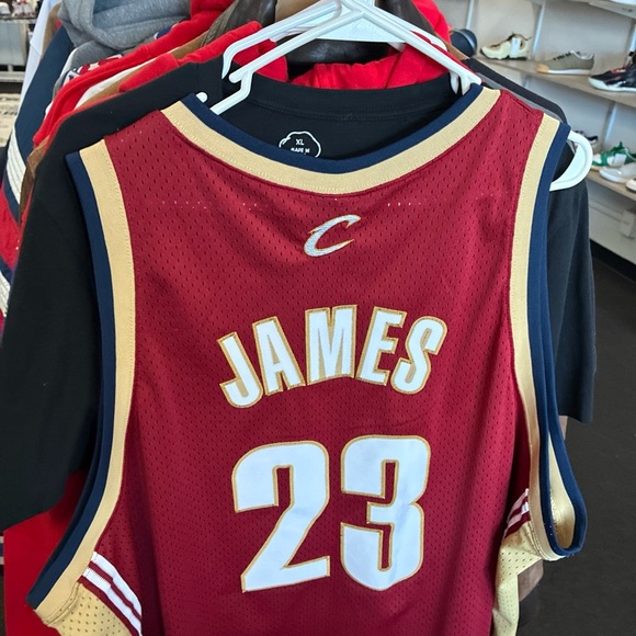 Nike LeBron James Cleveland Cavaliers NBA Jersey Swingman 2003 Rookie Year 3XL - Picture 8 of 16